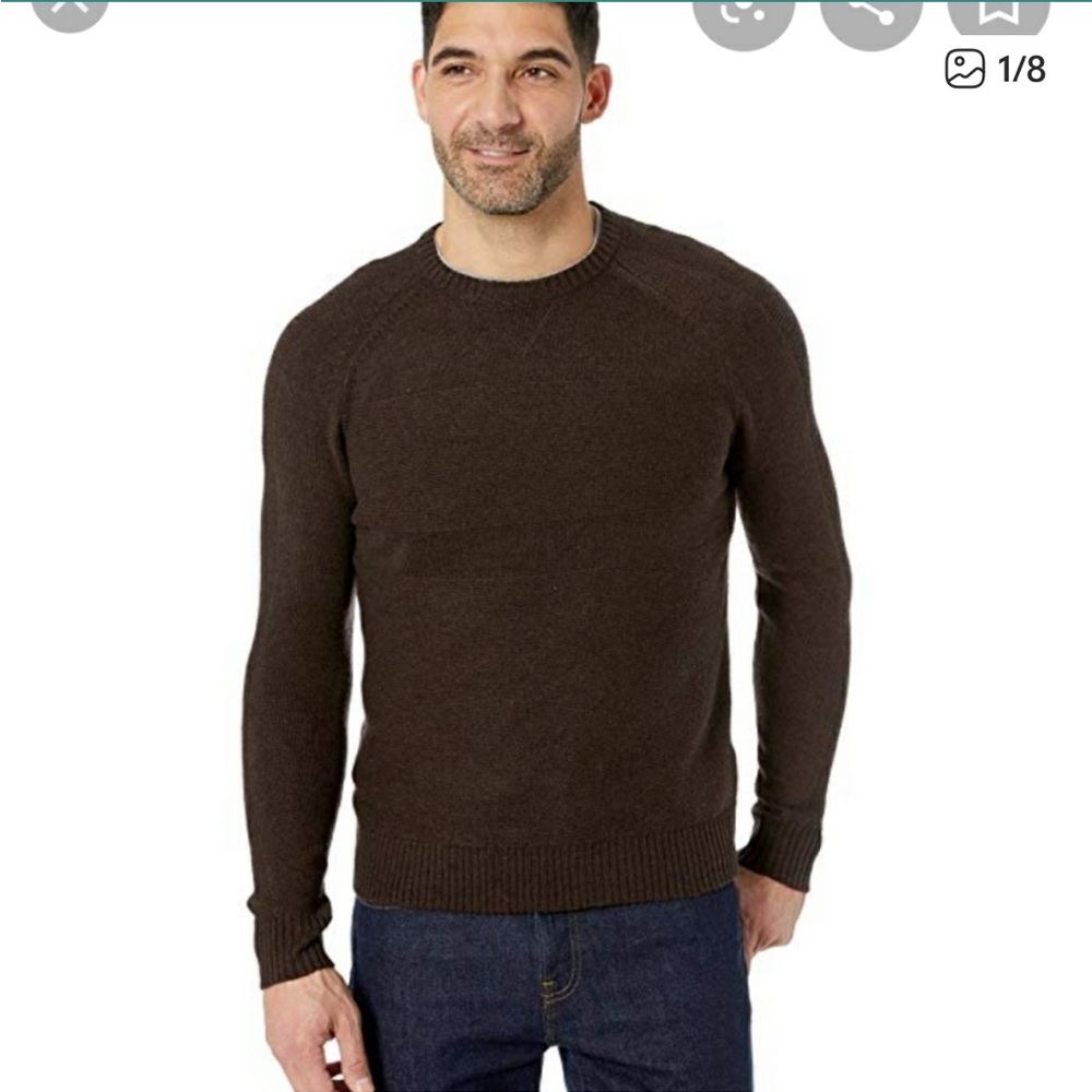 SmartWool Ripple Ridge Crew Sweater Size Medium